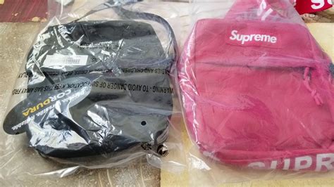 supreme ss18 shoulder bag real vs fake|check if your supreme bag is real.